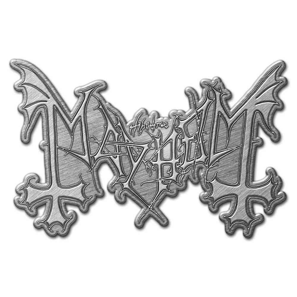 Mayhem - Logo Pin - Zilverkleurig